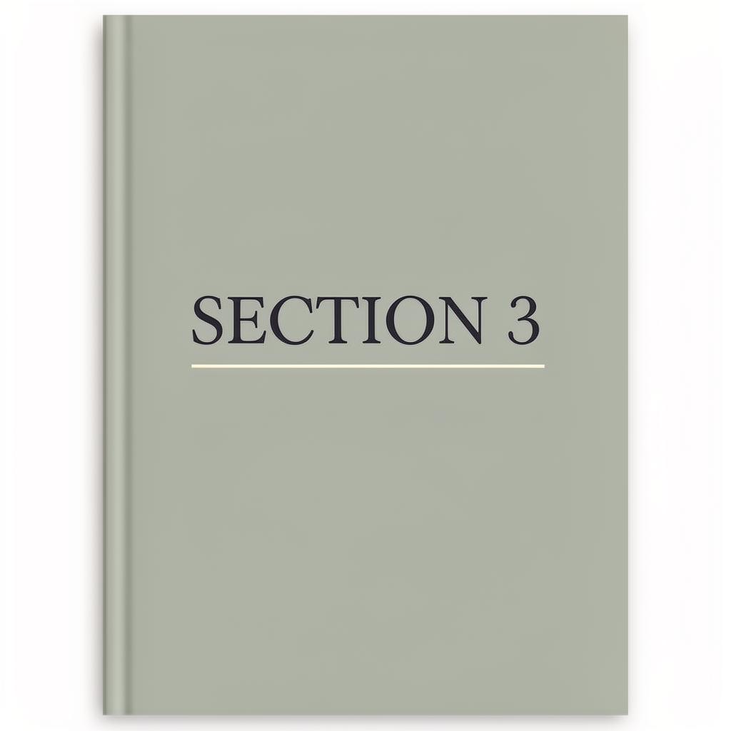 Section 3 Mastery